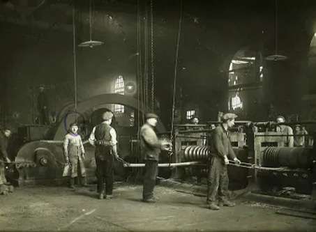 travailleurs de revex dans l'usine de bonpertuis dans les années 1865